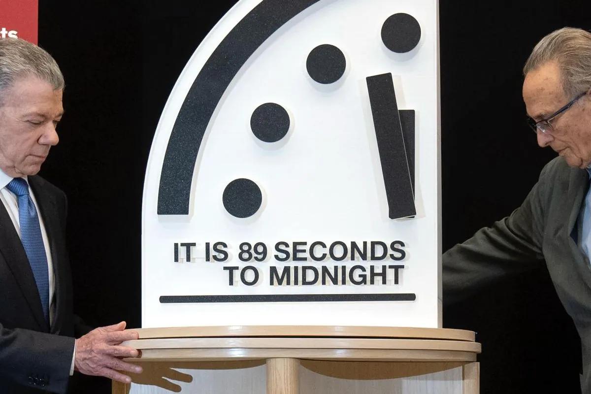 "The Doomsday Clock" has been reset again: find out how much time is left until the apocalypse.