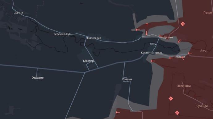 Россияне достигли успеха в районе Андреевки и Улаклов в Донецкой области, сообщает DeepState.